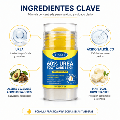Barra de Urea 60% con Ácido Salicílico – Cuidado de Pies - Zivanne