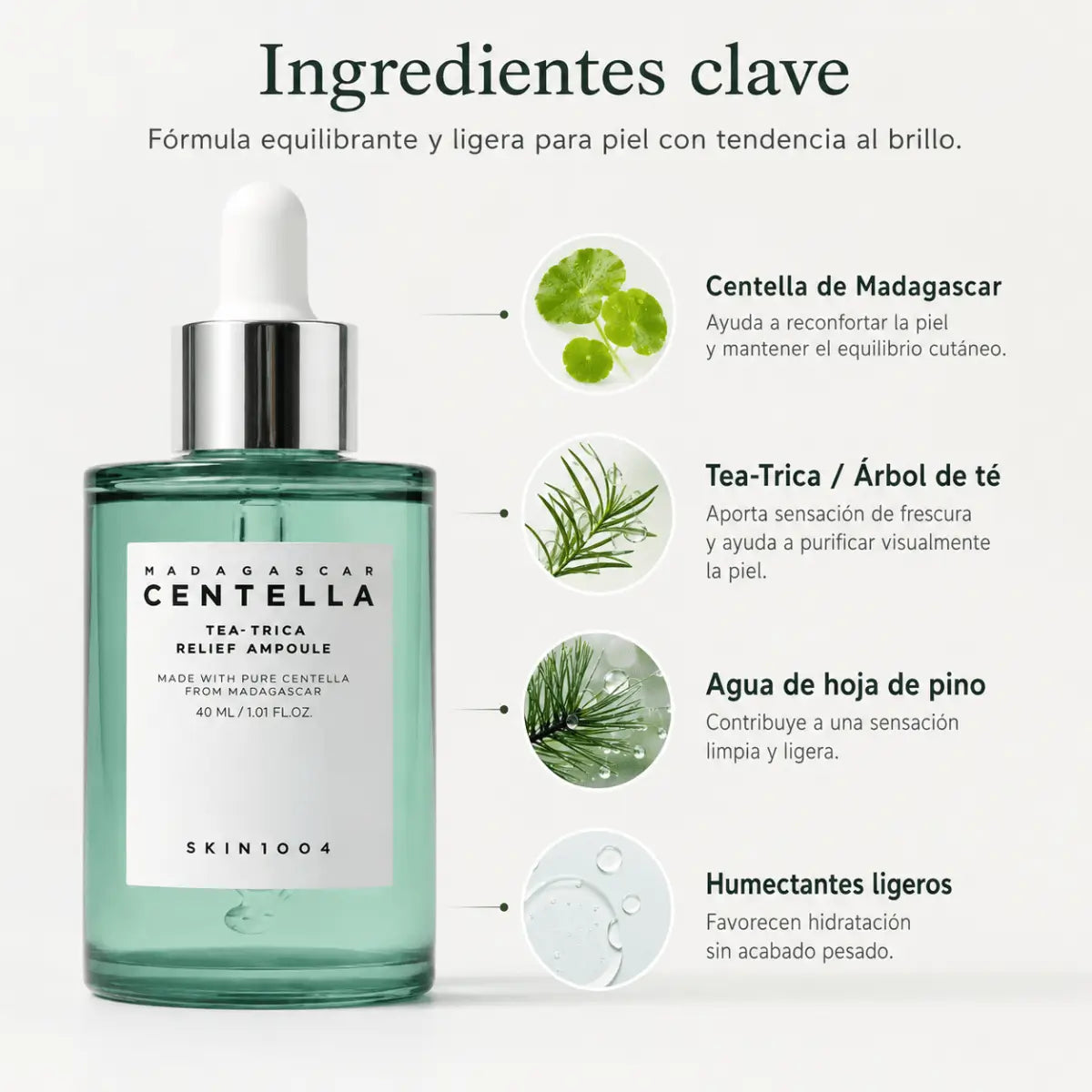SKIN1004 Madagascar Centella Tea-Trica Relief Ampoule (30ml) - Zivanne