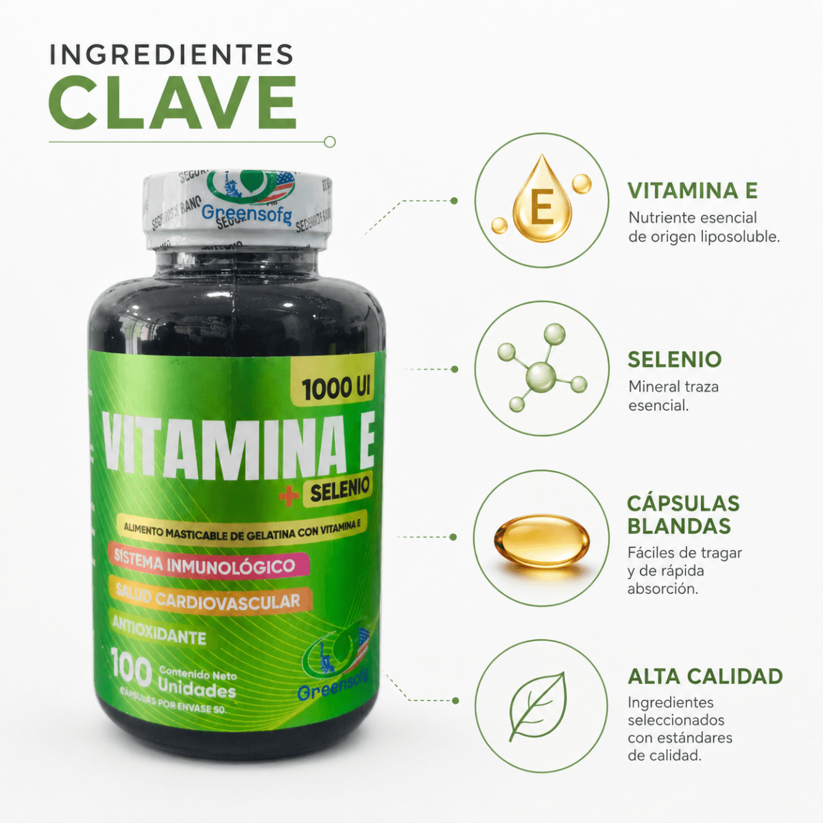 Vitamina E + Selenio - Zivanne