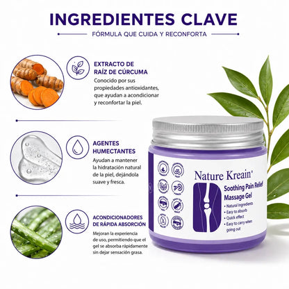 Nature Kresin Soothing Massage Gel (120ml) – Gel Corporal - Zivanne