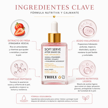 Truly Soft Serve After-Shave Oil (30ml) – Aceite Calmante