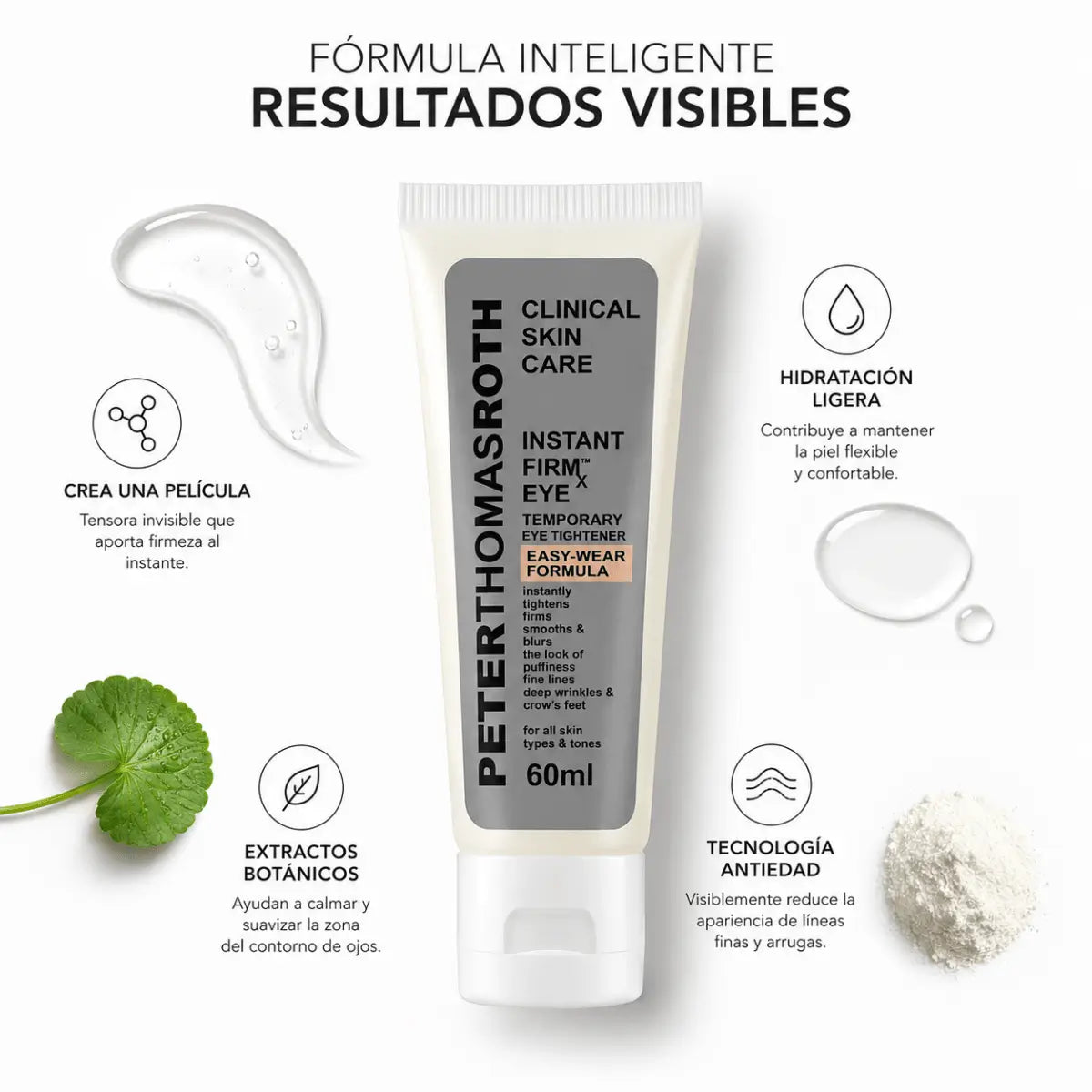 Peter Thomas Roth Instant FIRMx Eye (60ml) – Contorno de Ojos - Zivanne