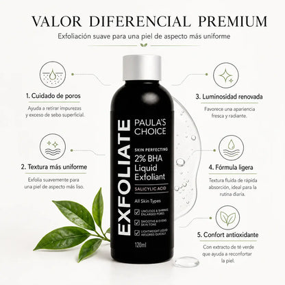 Paula's Choice 2% BHA Liquid Exfoliant (120ml) – Exfoliante