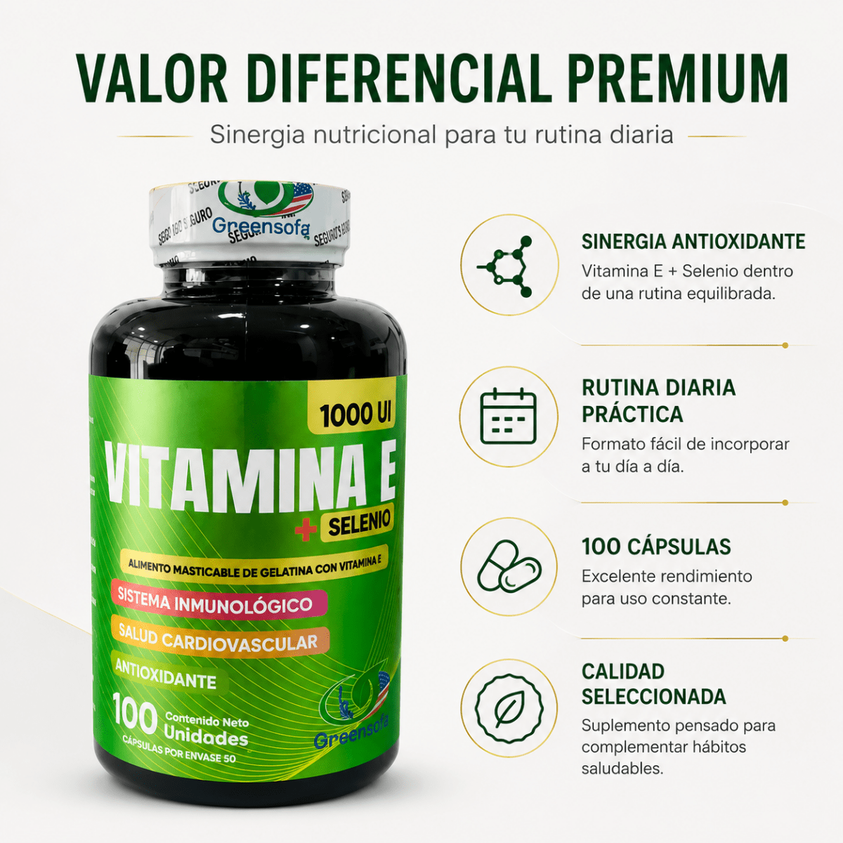 Vitamina E + Selenio - Zivanne