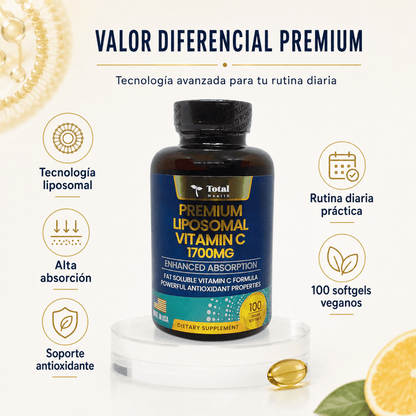 Vitamina C Liposomal 1700 mg — Total Health - Zivanne