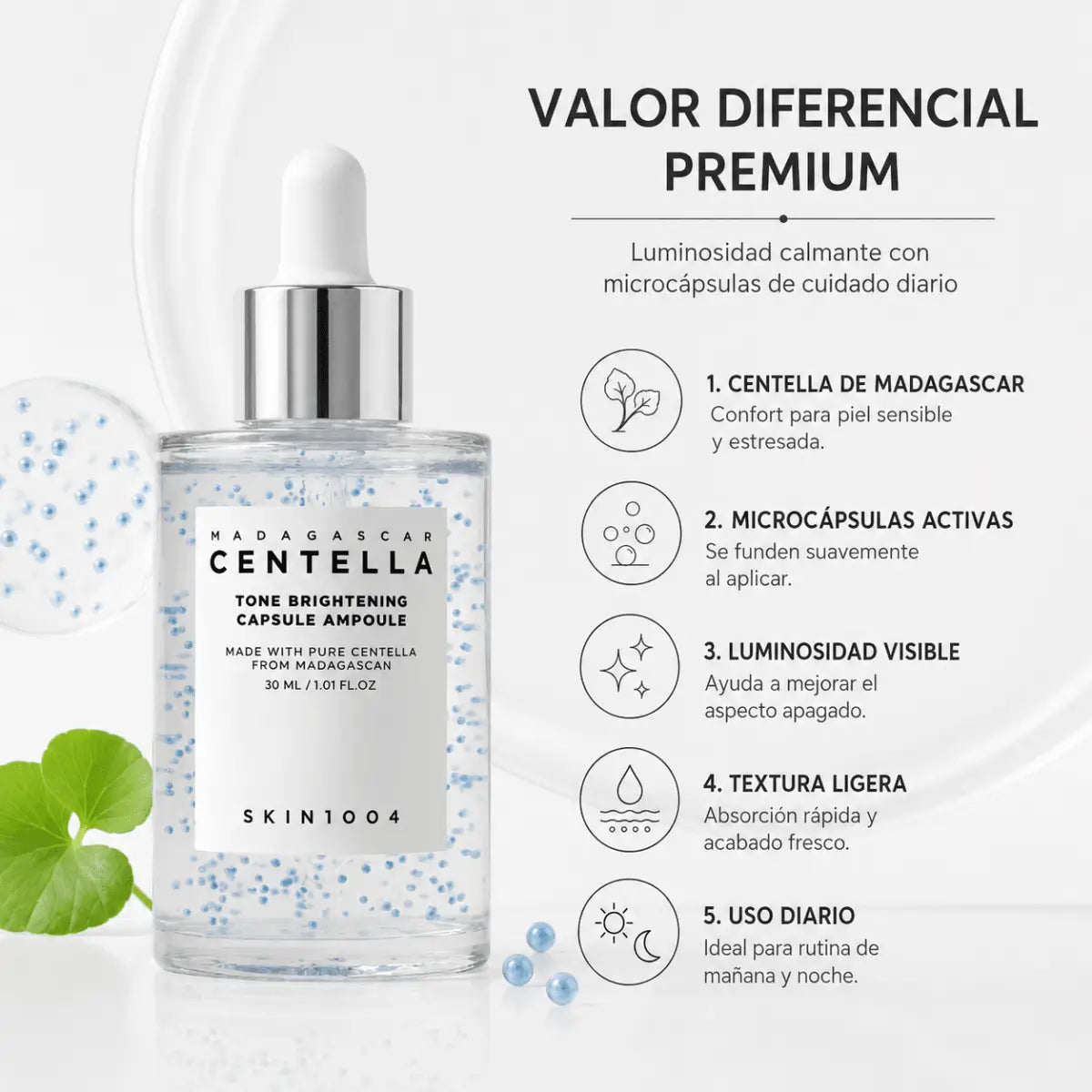SKIN1004 Madagascar Centella Tone Brightening Capsule Ampoule (30ml) - Zivanne