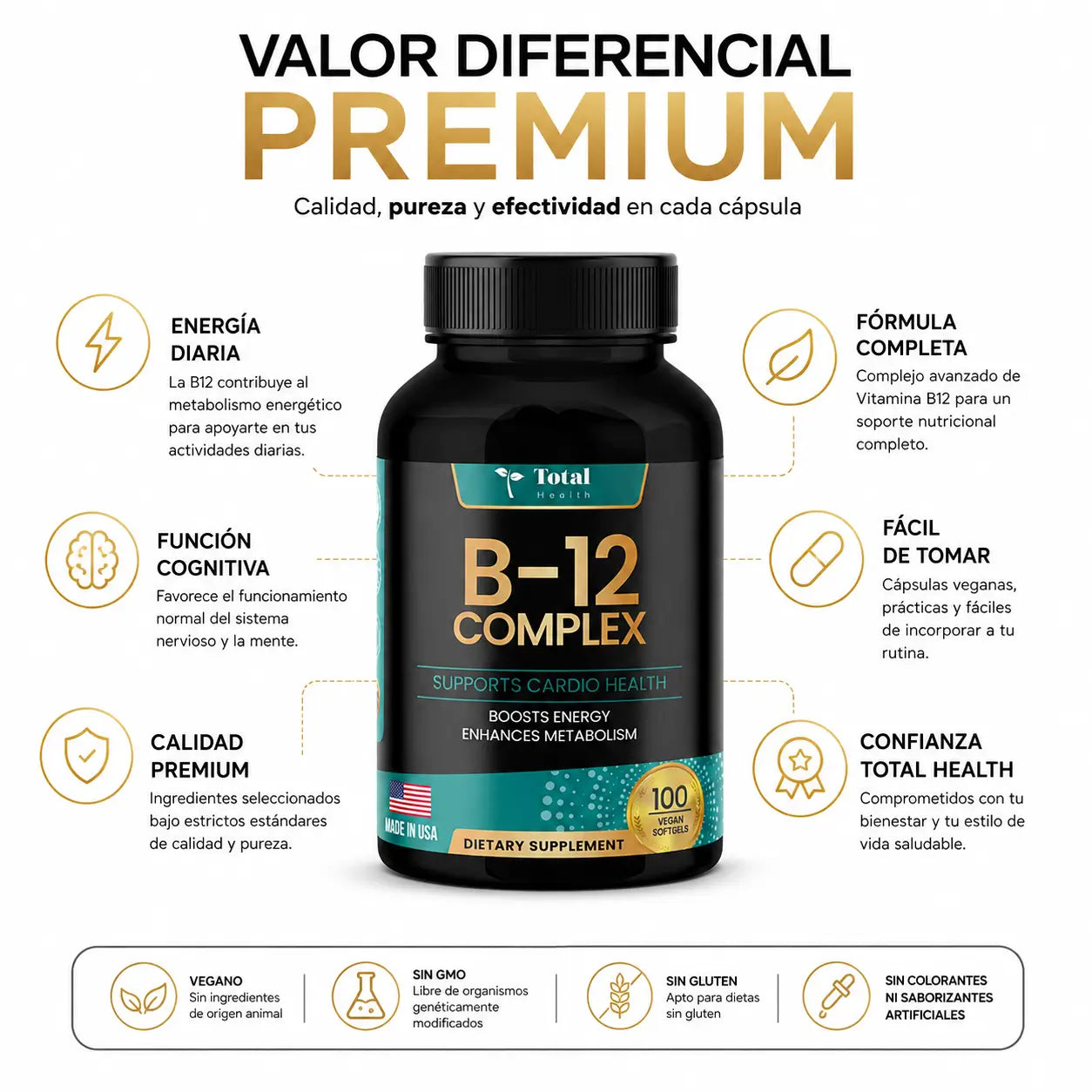 Vitamina B-12 Complex — Total Health