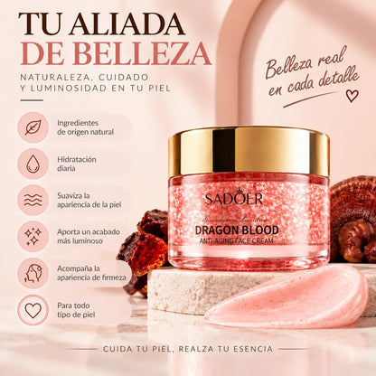 Sadoer, Dragon Blood Cream, Crema Facial Hidratante y Acondicionadora, 50 g