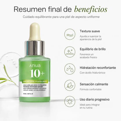 Anua Azelaic Acid 10 Hyaluron Serum (30ml) – Sérum Facial - Zivanne