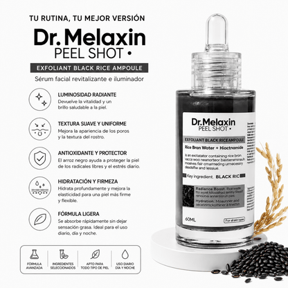 Dr. Melaxin Black Rice Serum (60ml) – Sérum Facial - Zivanne