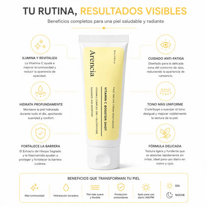 Arencia Holy Hyssop Vitamin C Face & Eye Serum (60ml) – Tratamiento - Zivanne