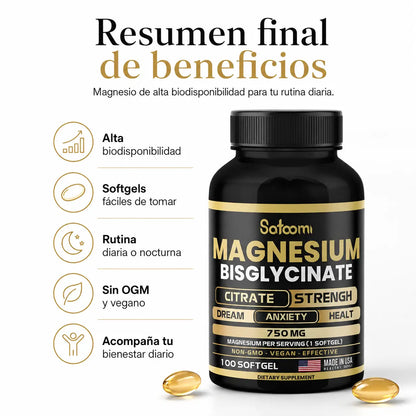 Bisglicinato de Magnesio Satoomi