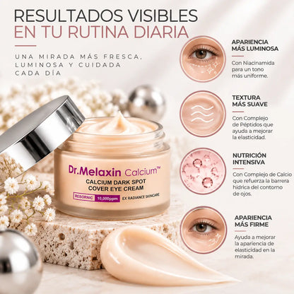 Dr. Melaxin, Calcium Cover Eye Cream, Crema Nutritiva para Contorno de Ojos, 60 g
