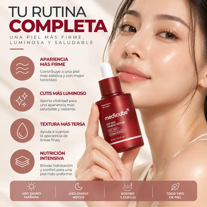 Medicube, EGF NAD Firming Serum, Sérum Facial Rejuvenecedor y Reafirmante, 30 ml