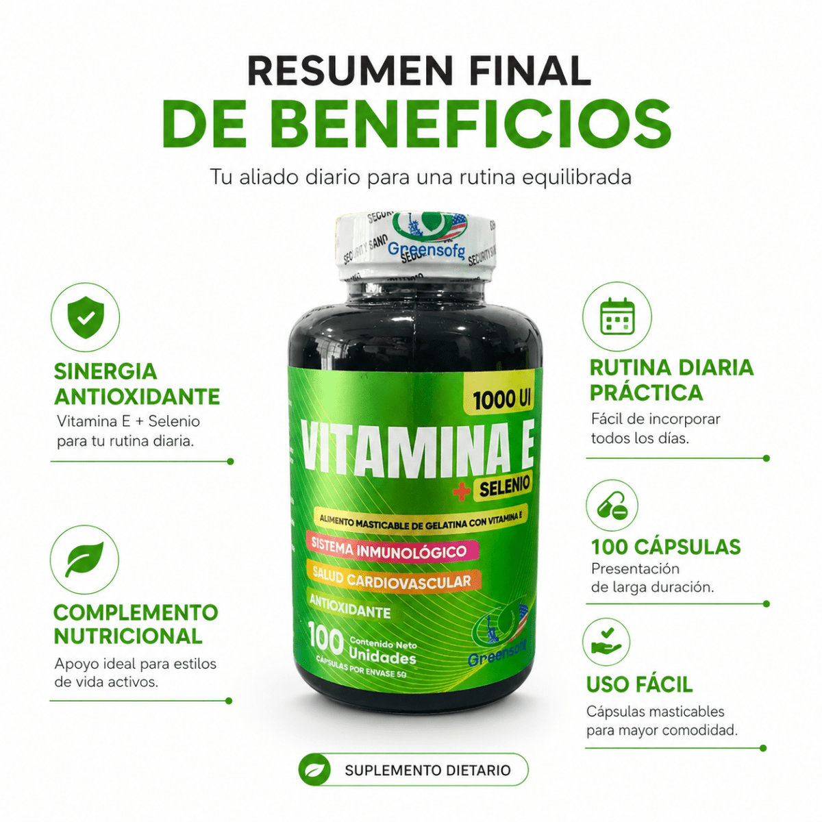 Vitamina E + Selenio - Zivanne