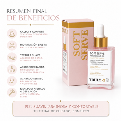 Truly Soft Serve After-Shave Oil (30ml) – Aceite Calmante