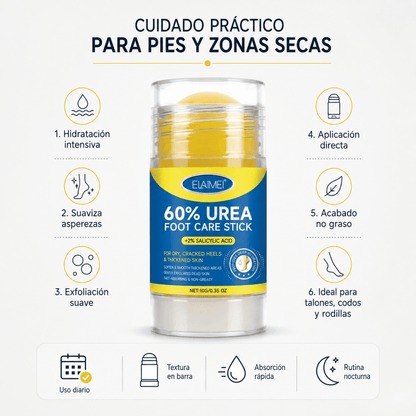 Barra de Urea 60% con Ácido Salicílico – Cuidado de Pies - Zivanne