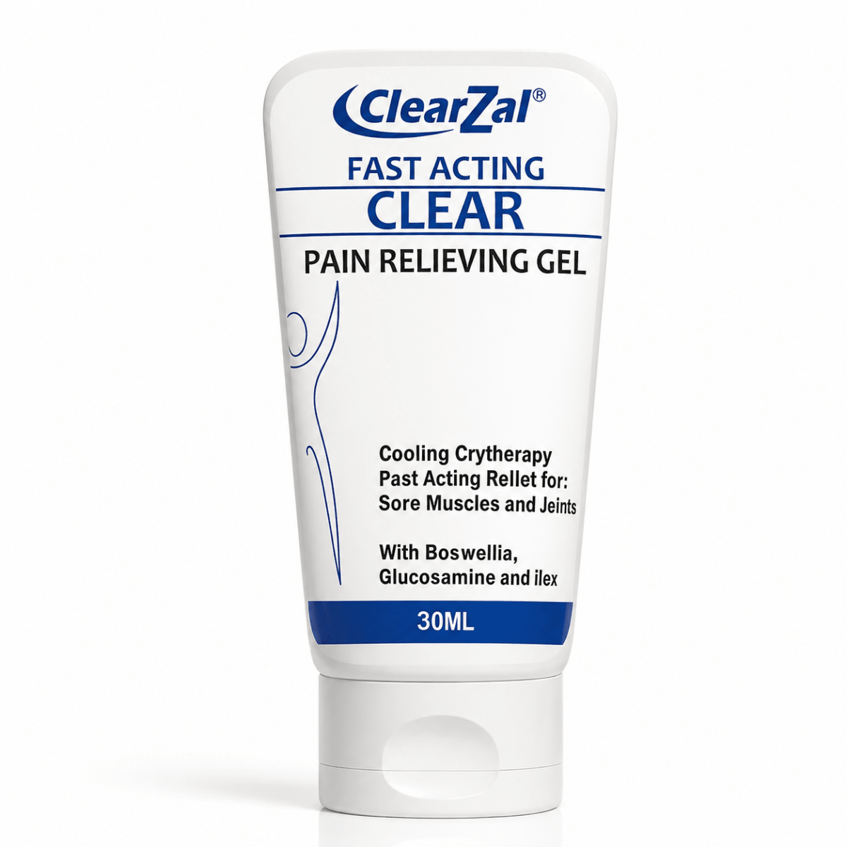 ClearZal Fast Acting Clear Gel Refrescante y Relajante (30ml) - Zivanne