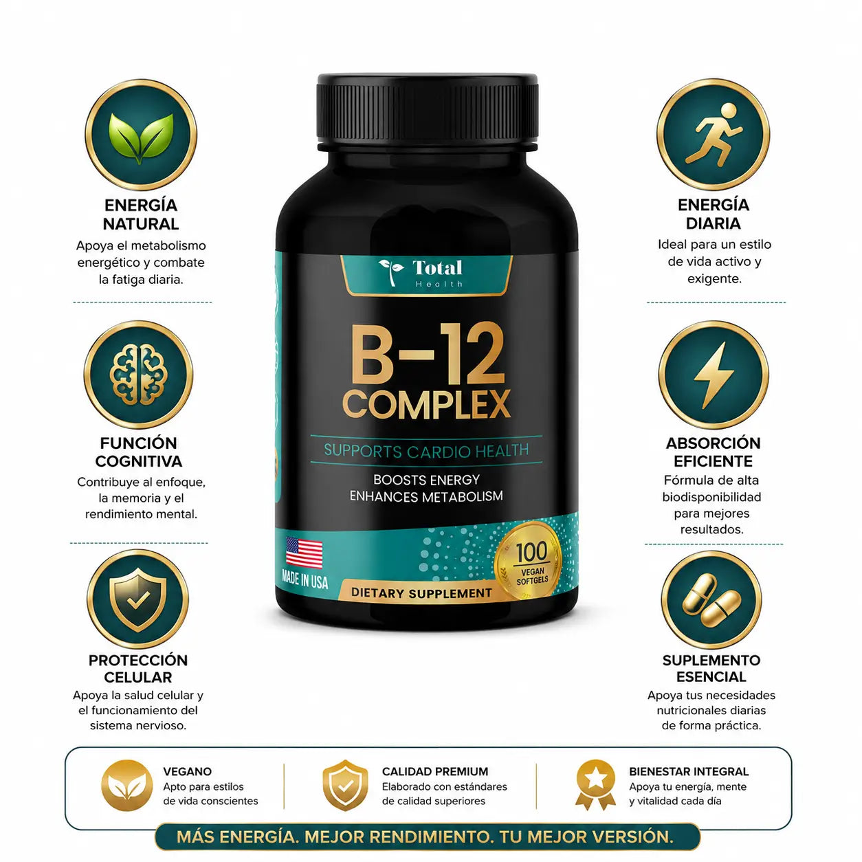 Vitamina B-12 Complex — Total Health