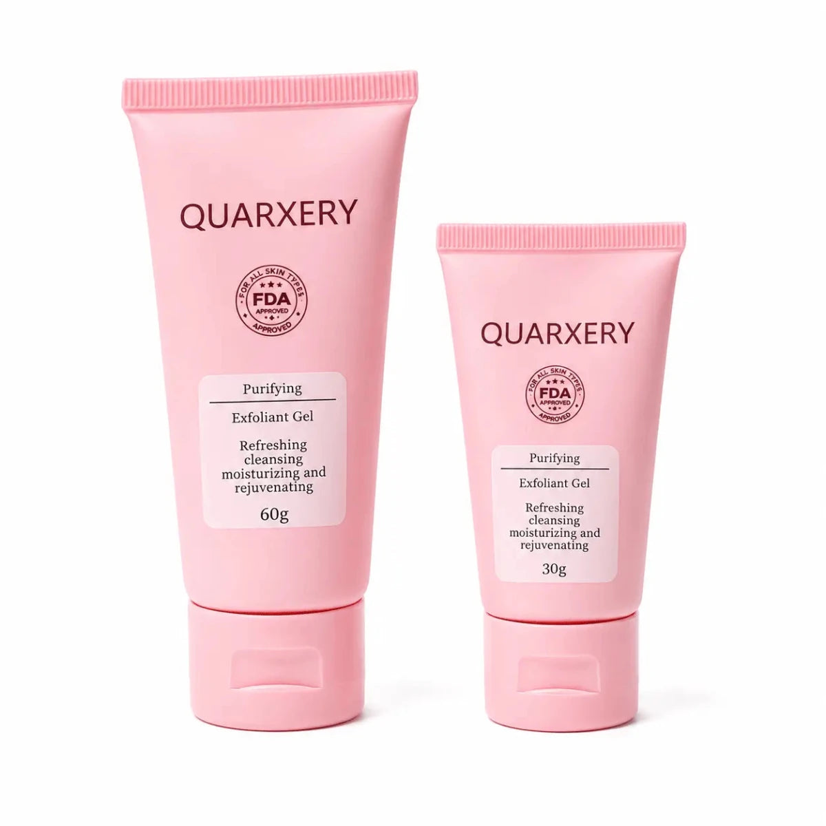 Duo Kit Quarxery Gel Exfoliante Purificante 80g 30g Renovacion Cutanea Zivanne