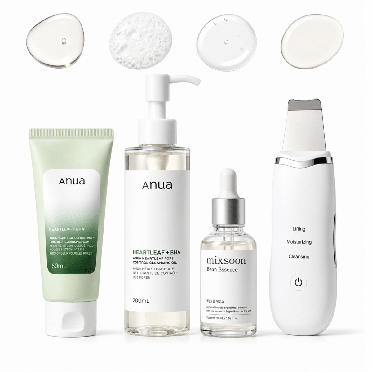 Kit de Cuidado Facial Alisador de Piel — Sistema de Higiene y Cuidado Cosmético - Zivanne