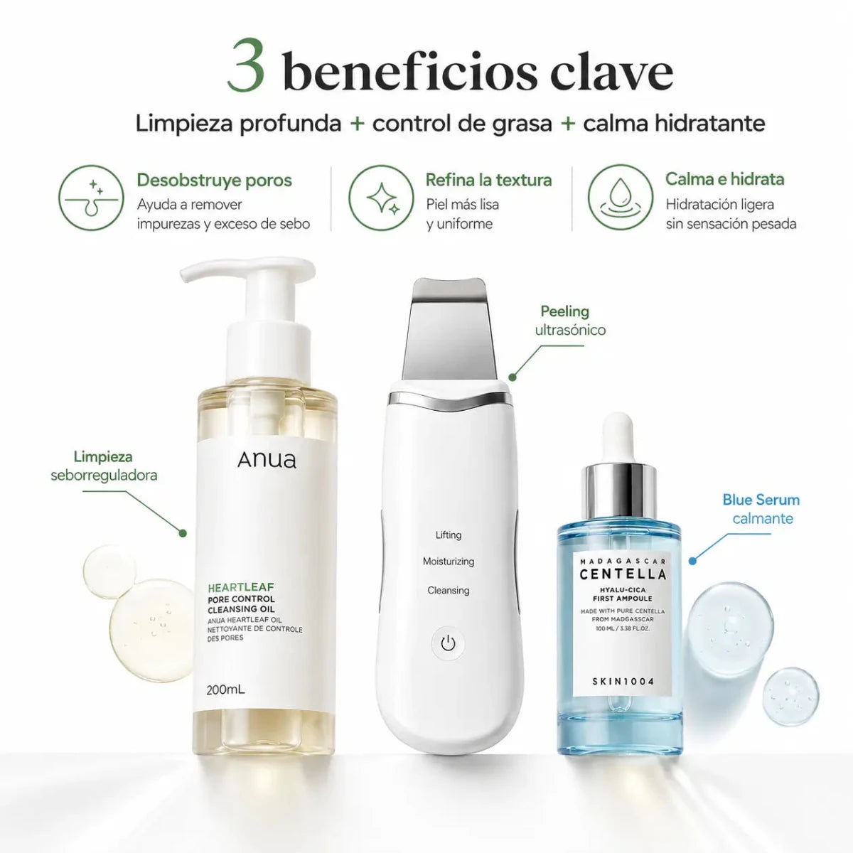 Kit para Piel Mixta a Grasa Limpieza e Hidratación Facial Zivanne