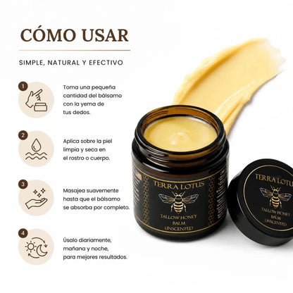 Tallow Honey Balm Balsamo Nutritivo de Sebo de Res y Miel Zivanne