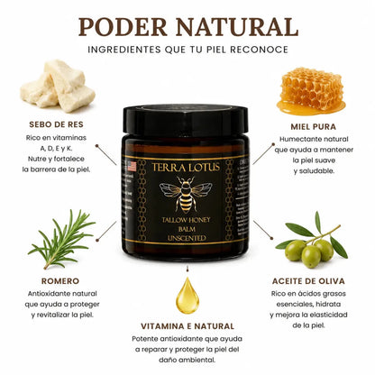 Tallow Honey Balm Balsamo Nutritivo de Sebo de Res y Miel Zivanne