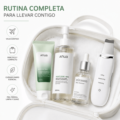 Kit de Cuidado Facial Alisador de Piel — Sistema de Higiene y Cuidado Cosmético - Zivanne