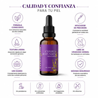 Cyperus Rotundus Skin Serum (30ml) – Sérum Facial y Corporal - Zivanne