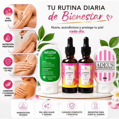 Kit Cuidado Corporal Intensivo Nutricion y Suavidad Bundle Zivanne