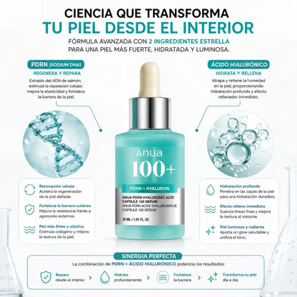 Anua PDRN Hyaluronic Acid Serum 30ml sérum facial hidratante