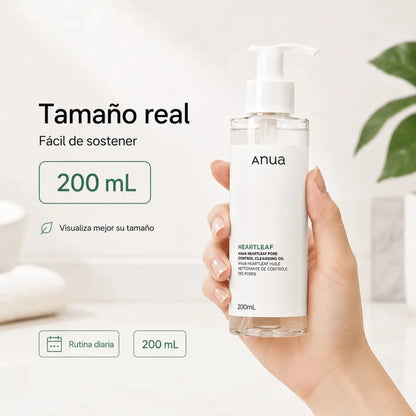 Anua Heartleaf Cleansing Oil aceite limpiador facial 200ml