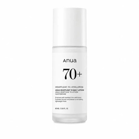 Anua Heartleaf 70 Daily Lotion (60ml) — Loción hidratante facial diaria - Zivanne