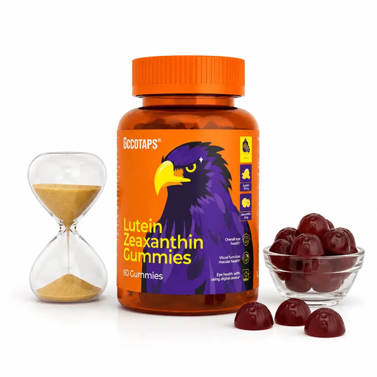 GCCOTAPS Lutein & Zeaxanthin Gummies 60 Gomitas Zivanne