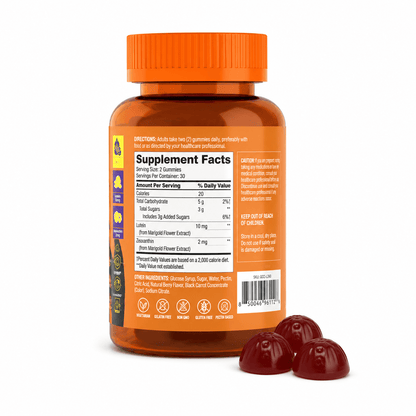 GCCOTAPS Lutein & Zeaxanthin Gummies 60 Gomitas Zivanne