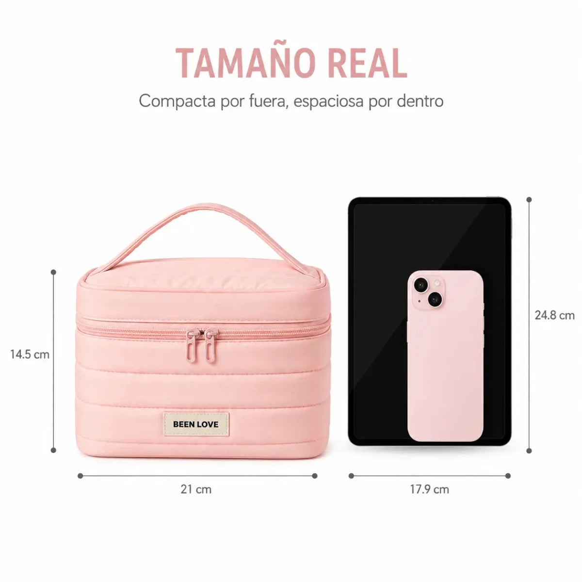 Cosmetiquera Viajera Been Love 107 V Organizador de Maquillaje Zivanne