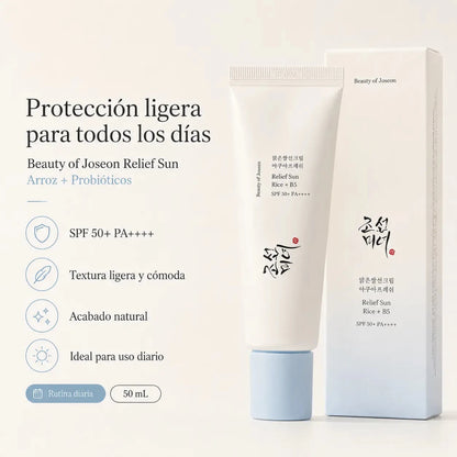 Beauty of Joseon Relief Sun : Rice + Probiotics SPF50+ PA++++ (50ml) - Zivanne