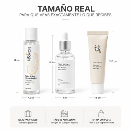 Kit Glass Skin Coreano: Rutina Completa para Piel Luminosa y Radiante - Zivanne