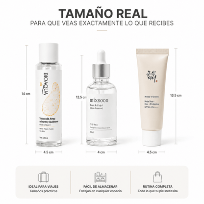 Kit Glass Skin Coreano: Rutina Completa para Piel Luminosa y Radiante - Zivanne