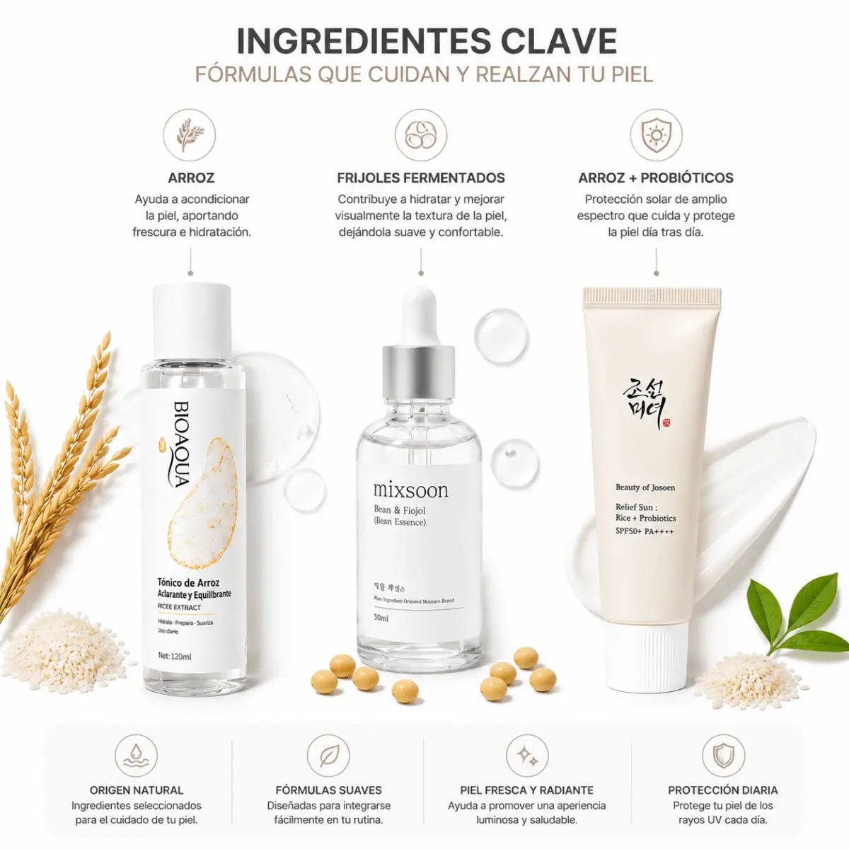Kit Glass Skin Coreano: Rutina Completa para Piel Luminosa y Radiante - Zivanne