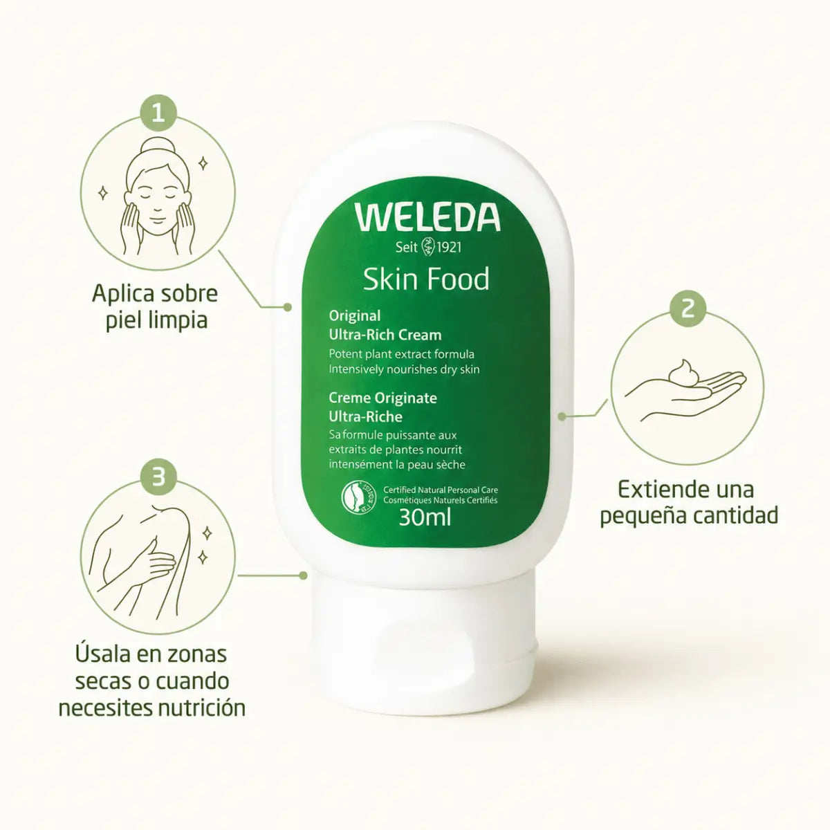 Weleda Skin Food Original (30ml) – Crema Nutritiva Intensiva - Zivanne