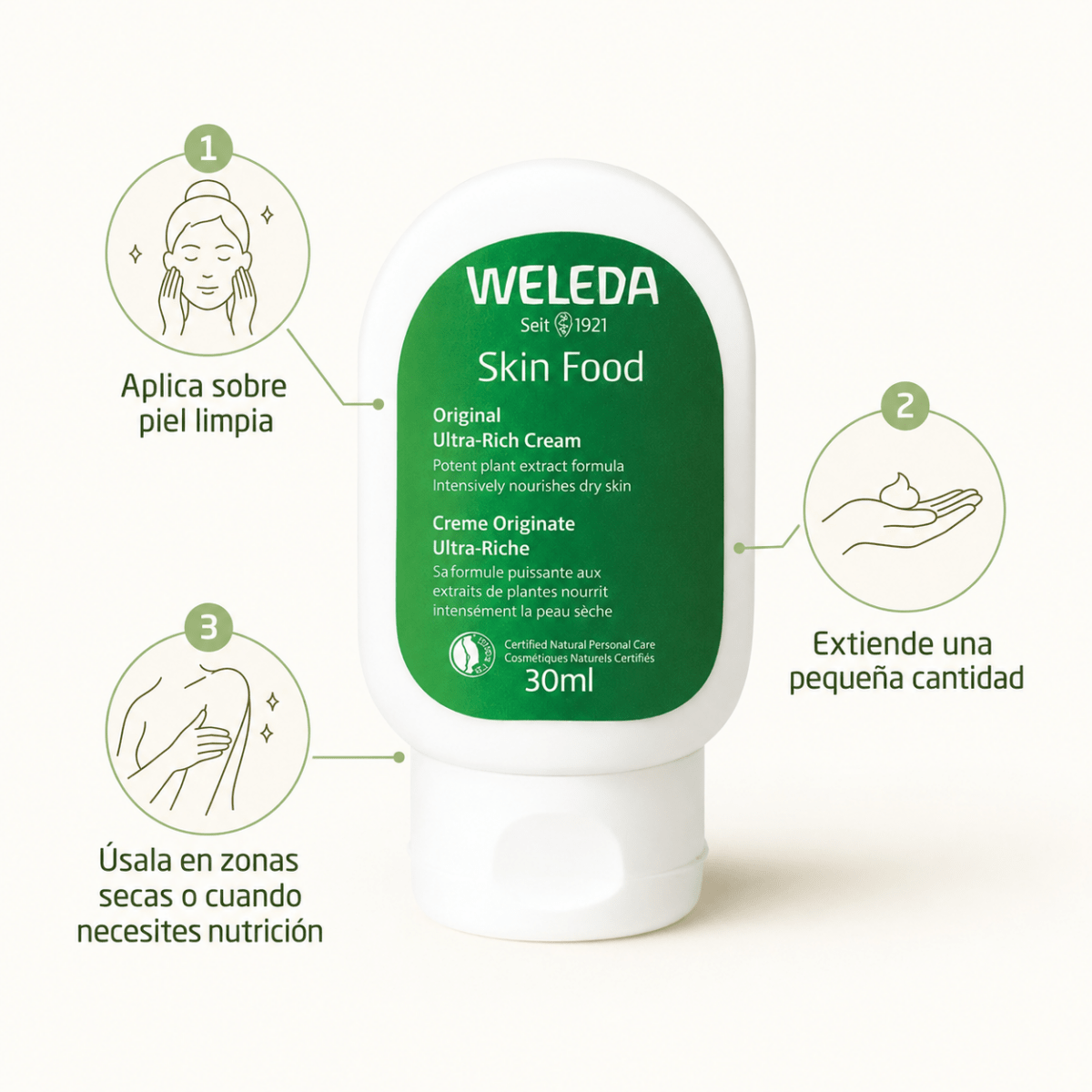 Weleda Skin Food Original (30ml) – Crema Nutritiva Intensiva - Zivanne
