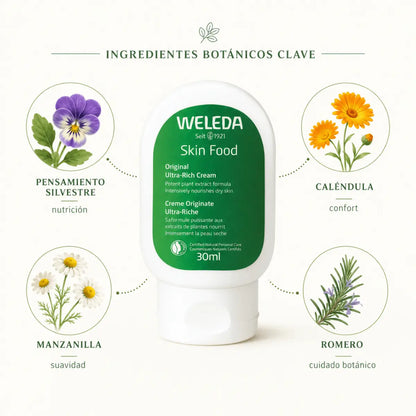 Weleda Skin Food Original (30ml) – Crema Nutritiva Intensiva - Zivanne