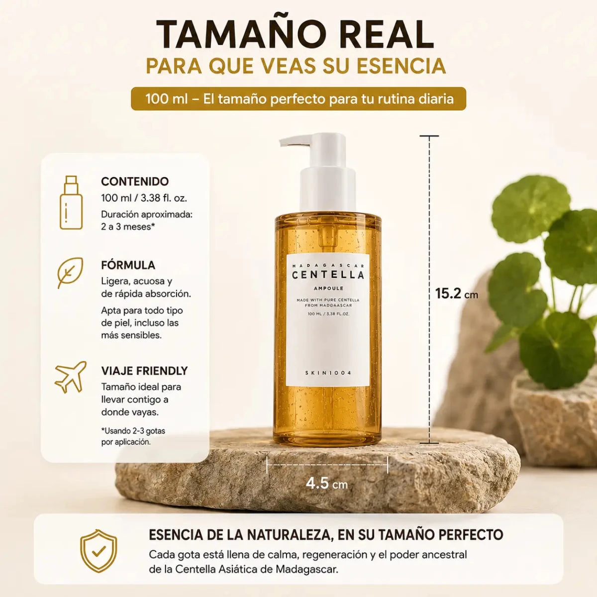 Sérum SKIN1004 Madagascar Centella Ampoule 100 Centella Asiática Zivanne