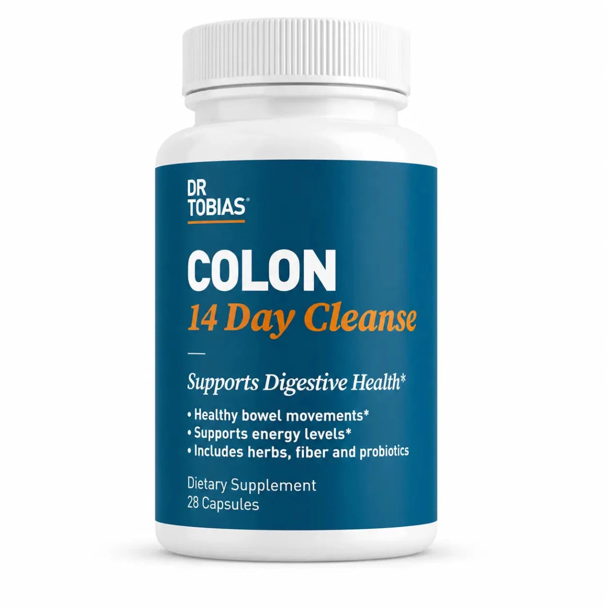 Dr Tobias Colon 14 Day Cleanse 28 Capsulas Suplemento de Fibra Zivanne