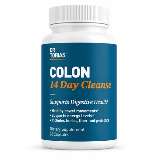 Dr Tobias Colon 14 Day Cleanse 28 Capsulas Suplemento de Fibra Zivanne