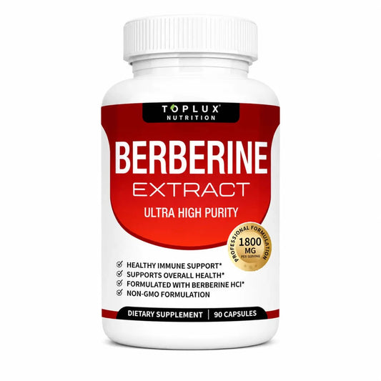 Toplux Nutrition Berberine Extract Suplemento Nutricional Botanico Zivanne