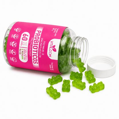 Vitalcom Probioticos + Prebioticos 60 Gomitas Manzana Verde Zivanne