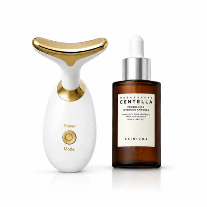 Kit de Masaje Facial con SKIN1004 Probio-Cica Intensive Ampoule Zivanne